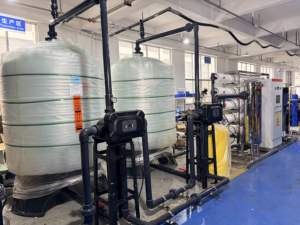 ระบบกรองน้ำอุตสาหกรรมแบบ Reverse Osmosis ขนาด 15 ตันต่อชั่วโมง พร้อมปั๊ม PLC ครบชุด  ระบบบำบัดน้ำ RO พร้อมการรับประกัน 1 ปี  ระบบกรองน้ำเบื้องต้น - Product Image 4