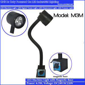 Lámpara Led de cuello de cisne de 220V con alto brillo, luz de máquina CNC, brazo Flexible, Base magnética, tipo de producto, torres de luz - Product Image 5