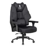 Chaise de jeu moderne haut de gamme en tissu mesh, dossier haut, accoudoirs ergonomiques réglables, soutien lombaire, pivotante à 360°, robuste