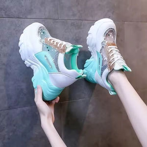 Zapatillas Deportivas de Verano para Mujer, con Plataforma de 9cm, Transpirables, de Malla Gruesa, Estilo Casual - Product Image 5