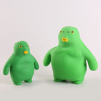 En gros Jouet Squishy Monstre Tête de Poisson Vert à Rebond Lent Anti-stress Fidget Rempli de Sable Articles de Fête Amusants