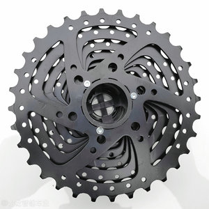 Piñón Libre para Bicicleta Sunrun de 9 Velocidades, Negro, Aleación de Aluminio, Cassette Duradero para Bicicleta de Montaña - Product Image 4