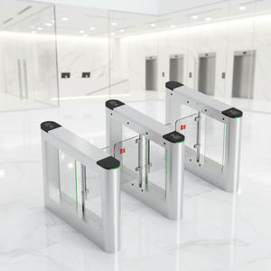 Fornitura Diretta dal Produttore: Tornelli a Ala con Motore Singolo e Doppio, Cancelli a Battente con Controllo Accessi a Infrarossi Anti-Pizzicamento - Product Image 1