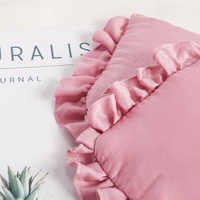 Pochette à maquillage rembourrée et plissée personnalisée, sac de rangement cosmétique de haute qualité, sac de voyage portable, sac de toilette pour femmes