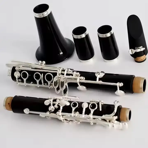 <span class=keywords><strong>Precio</strong></span> de <span class=keywords><strong>instrumento</strong></span> de <span class=keywords><strong>clarinete</strong></span> Bb Chapado en plata de ébano profesional - Product Image 4