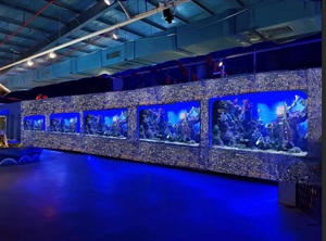 Peceras de acuario ultraclaras grandes personalizadas, pecera rectangular de 500 galones - Product Image 4