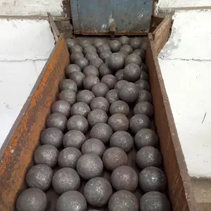 Bolas de acero forjado 65Mn, bolas de acero de molienda de alta calidad para molinos de bolas (diámetro 20-150mm)