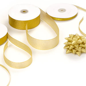 <span class=keywords><strong>Cinta</strong></span> decorativa de pana para regalo de Navidad, brillante, plata, rojo, dorado, brillante, de satén, personalizado, lazos - Product Image 2