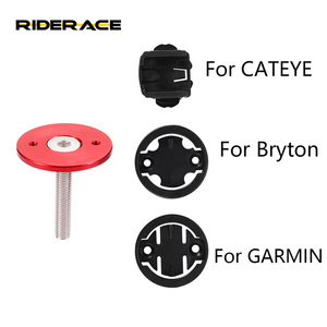 Support de guidon pour ordinateur de vélo en alliage d'aluminium RIDERACE, support de montage supérieur, support de chronomètre, GPS, compteur de vitesse, accessoires de vélo <span class=keywords><strong>VTT</strong></span> - Product Image 1