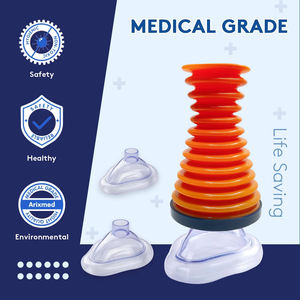 Dispositivo de Rescate para Asfixia con Succión Superior a 25 psi, Válvula de Retención de Bola de un Solo Orificio, 3 Tamaños, Máscara Inflable Personalizada - Product Image 3