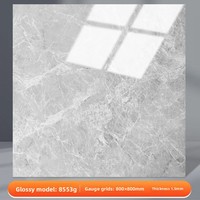 Baldosa de Cuero para Piso con Patrón de Piedra de PVC de 1.5 mm de Espesor, de Alta Luminosidad, Resistente al Agua y al Desgaste, Venta al por Mayor