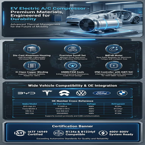 Compressore per climatizzatore auto di ricambio nuovo OEM Layson per Hyundai tutte le serie <span class=keywords><strong>I10</strong></span> GRANDSTAREX ELANTRA 97701-1Y100 - Product Image 5