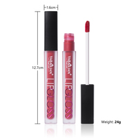 Vente en gros Rouge à lèvres liquide marque propre personnalisable Rouge à lèvres mat imperméable longue durée Maquillage des lèvres certifié MSDS avec logo personnalisé