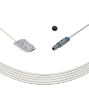 Spo2 cảm biến tái sử dụng dành cho người lớn tip mềm cảm biến cho <span class=keywords><strong>Mindray</strong></span> MEC-1000/MEC-1200 SpO2 thăm dò caremed Nhà máy cung cấp - Product Image 1