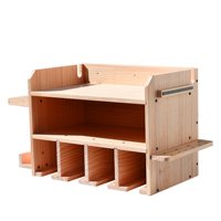 Organisateur d'outils électriques en bois station de charge d'outils électriques support de perceuse rangement étagère murale