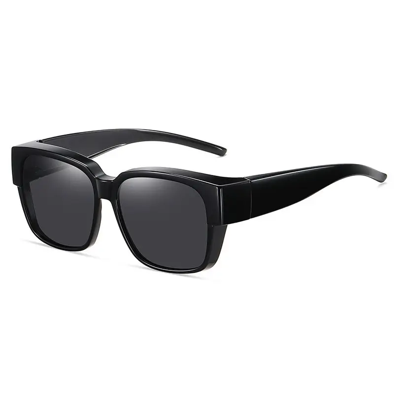 3053 protección UV profesional TR90 2 en 1 Clip en hombres mujeres gafas de sol polarizadas marcos ópticos gafas