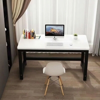 Bureau de travail moderne, bureau d'ordinateur simple pour appartement locatif, bureau d'étudiant, bureau d'étude, table longue murale