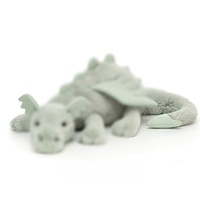 Peluche en coton biologique Jelly Cats, Dragon du Ciel et Dragon des Neiges, poupée en peluche moelleuse, rembourrage en PP, coussin lesté doux