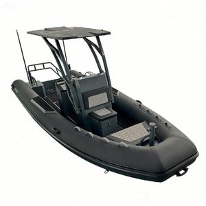 Bote RIB RHIB <span class=keywords><strong>de</strong></span> 6m para 10 Personas, Achilles Hypalon con Cabina <span class=keywords><strong>de</strong></span> Techo Rígido, Lujo para Alta Mar, Fabricado en China, OEM ODM - Product Image 1