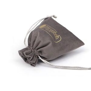 Customized Luxury Velvet <b>Bag</b> with logo Printing Jewelry Color Velvet Pouch Velvet Dust <b>Bag</b> for Lipstick and Earrings - Product Image 3