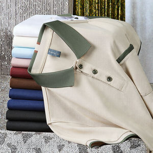 Camisa de Verano Personalizada para Hombre, Transpirable, de Negocios, a la Moda, Larga, Antiarrugas, de Seda Helada, de Manga Corta, con Botones, Tejida - Product Image 3