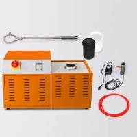 Fourneau de fusion électrique numérique miniature 1500 degrés 1KG/2KG/3KG avec creuset en graphite pour l'or et l'argent