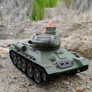 Henglong 3909-1 russe <span class=keywords><strong>T34</strong></span>/85 télécommande modèle de réservoir à grande échelle multifonction combat modèle de réservoir de Simulation compétitif - Product Image 4
