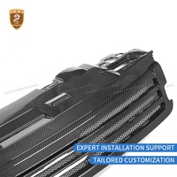 Calandre avant en carbone sec style MSY pour Range Rover Sport SV 2024 L461 SUV, accessoires extérieurs