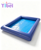 Piscine gonflable en PVC, grande piscine rectangulaire gonflable, piscine gonflable pour jardin, piscine gonflable pour jeux aquatiques en plein air