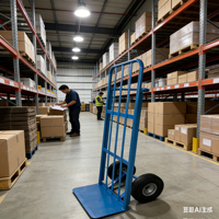 Carretilla de Plataforma Plegable de Aluminio de Alta Resistencia OEM ODM con 2 Ruedas para Transporte Industrial
