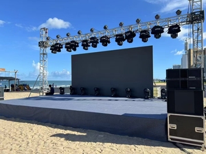 Palco Mobile per Matrimoni all'Aperto di Alta Qualità, Best-seller, Durevole, con Sfondo e Struttura Truss - Product Image 5