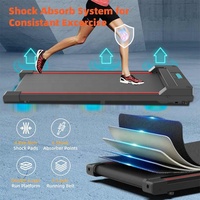 Tapis de marche électrique Portable sous le bureau marche Jogging et course Machine affichage LED télécommande bureau à domicile