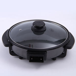 Poêles électriques OEM 34cm Poêle à pizza antiadhésive multi-friteuse pour <span class=keywords><strong>paella</strong></span> économie d'énergie prise américaine mécanique pour ménage - Product Image 4