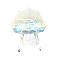 Lit d'hôpital pour bébé, lit de maternité, lit pour nouveau-né, lit d'hôpital en métal pour bébé