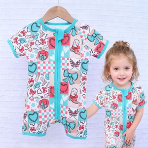 Mono de Manga Corta para Bebé, Personalizado con Dibujos Animados, 95% Bambú, 5% Spandex, Alta Calidad, Sin Costuras, Ecológico, Venta al Por Mayor, Marca Mia - Product Image 2