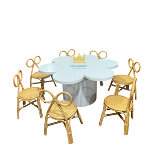 Sillas Infantiles de Mimbre y Ratán Hechas a Mano, Modernas, Seguras, Ecológicas, para Fiestas de Cumpleaños y Eventos - Product Image 4