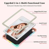 Étui de protection personnalisé en TPU pour tablette iPad Pro 10.5 Air 3ème génération avec emplacement pour stylet, support pliable à trois volets, résistant aux chocs