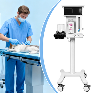 Vetcare Veterinaire Apparatuur V 200T Anesthesieapparaat Met Patiëntmonitor, 10.3-Inch Scherm En Ingebouwde Ventilator - Product Image 1
