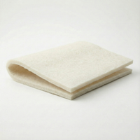 Feutre non tissé en aramide jaune 410 g/m², ignifuge, résistant aux hautes températures, tissu en aramide pour couche d'isolation