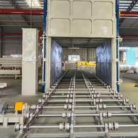 Four de traitement thermique à profilés en aluminium à 18 cadres, 108 kW, 380 V, PLC, T5 T6, pour l'Afrique