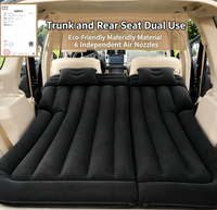 Matelas pneumatique gonflable pour voiture, lit de voyage pliable et portable pour siège arrière de berline, SUV et automobile