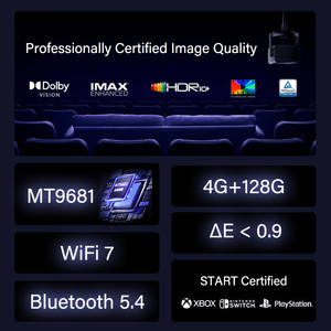 Máy chiếu laser vidda C3 Pro 4K Mới Máy chiếu laser ba màu mcl39 với máy chiếu gia đình 2800cvia lumens Imax wifi7 DLP - Product Image 3