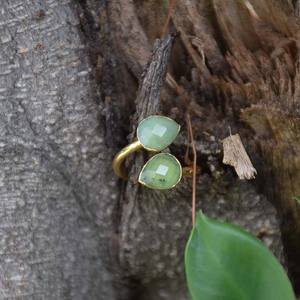 オーストラリアジェイドリングデイリースタイル調節可能なウォータードロップリング - Product Image 6