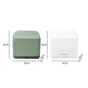 New Free Punching Wall-mounted <b>Storage</b> <b>Box</b> Transparent TV Air-conditioning Remote-control <b>Storage</b> <b>Box</b> <b>Storage</b> Supplies - Product Image 2