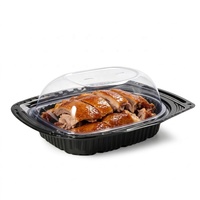 Boîtes d'emballage pour poulet rôti YANGRUI avec couvercle transparent, contenants à emporter pour poulet BBQ, emballage alimentaire pour poulet