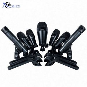 Micrófono de Kit Cardioide con Cable para Batería, de Metal y Plástico, para Transmisión en Vivo, Grabación de Espectáculos en Vivo y Uso en Escritorio, Venta al por Mayor - Product Image 3