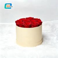 Scatola di imballaggio del cilindro del regalo del fiore di fantasia del tubo di carta rotondo ecologico ecologico della fabbrica OEM per l'imballaggio dei fiori