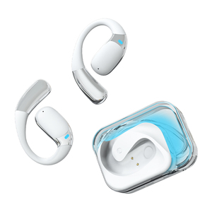 OWS transparente para auriculares <span class=keywords><strong>Bluetooth</strong></span>, auriculares sobre la oreja, traductor de voz AI, batería LED, tipo colgante de oreja abierta - Product Image 3