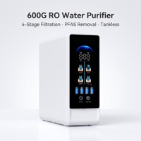 Filtre à eau RO sans réservoir 600GPD, purificateur d'eau par osmose inverse pour la maison, économie d'espace, élimination des PFAS, OEM ODM CE ROHS NSF