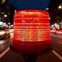 Vente en gros de balises lumineuses magnétiques à LED solaires LB-6380, 12 LED, IP65, pour le contrôle du trafic